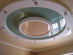 Пример многоуровнего потолка фото 6